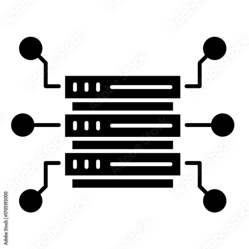 Hosting  Icon Element For Design	
