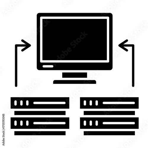 Computer  Icon Element For Design	