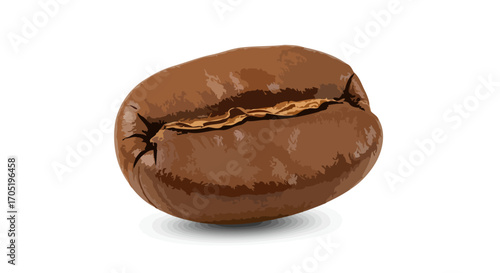 Roasted Coffee Bean Close Up Shot.