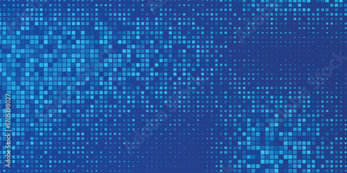 Blue tech finance background abstract pixel element network. Abstract business tech science background. Vector ilustration.