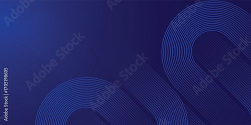 Dark blue gradient lines abstract background. Geometric lines Modern graphic design. vector ilustration.