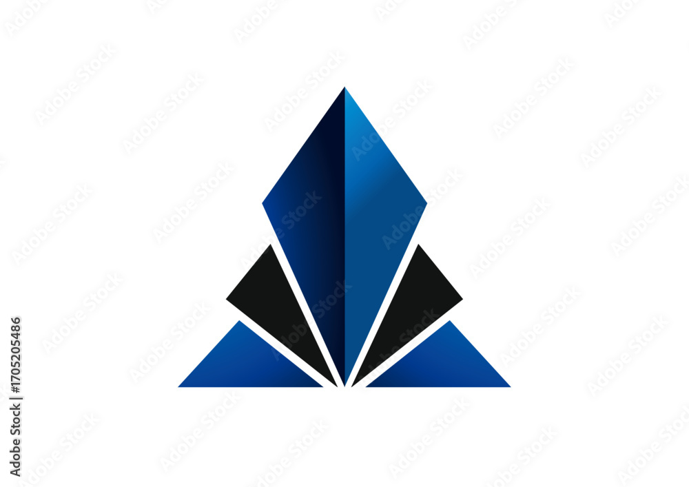 flèche pyramidale abstract v09