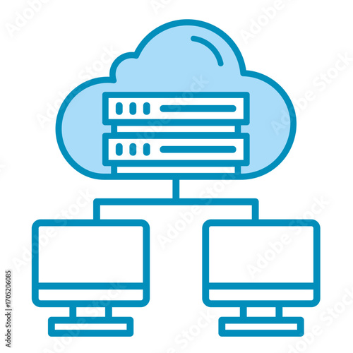 Cloud  Icon Element For Design	