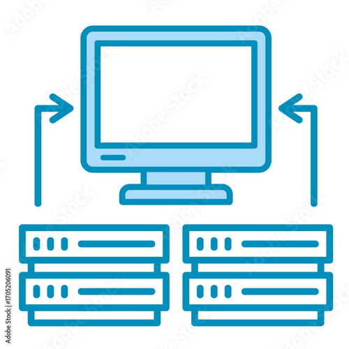 Computer  Icon Element For Design	