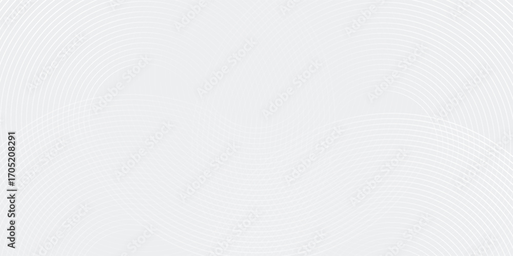 Fototapeta premium Abstract white glowing geometric lines on gray background. Futuristic modern simple good nice art gradient circle