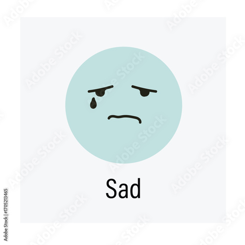 sad Face Emoji Expression