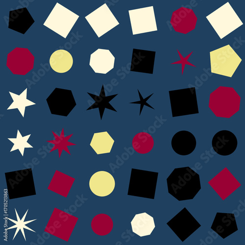 allover geometrical star designs high quality vectors