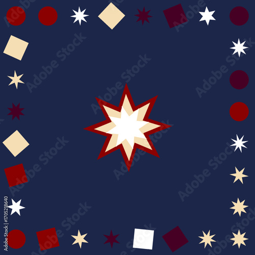 allover geometrical star designs high quality vectors