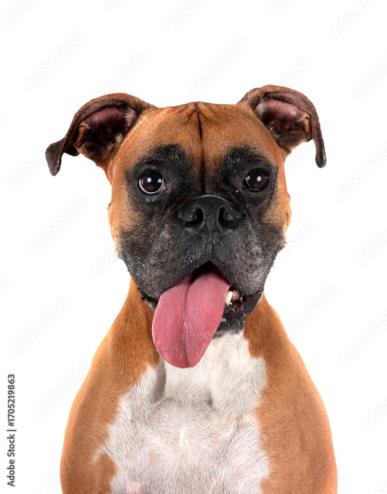 Fototapeta premium boxer in studio