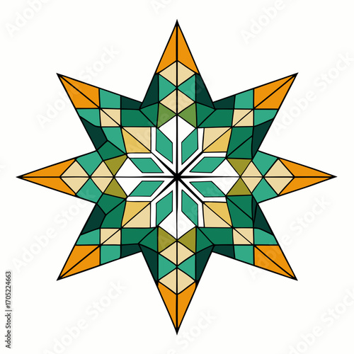 vector illustration of a star