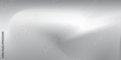 Vector aluminum grey sheet with reflection. Platinum and titanium abstract cold art corridor art modern arts background