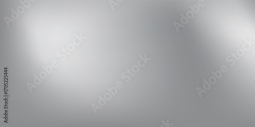 Vector aluminum grey sheet with reflection. Platinum and titanium abstract cold art corridor art modern arts background