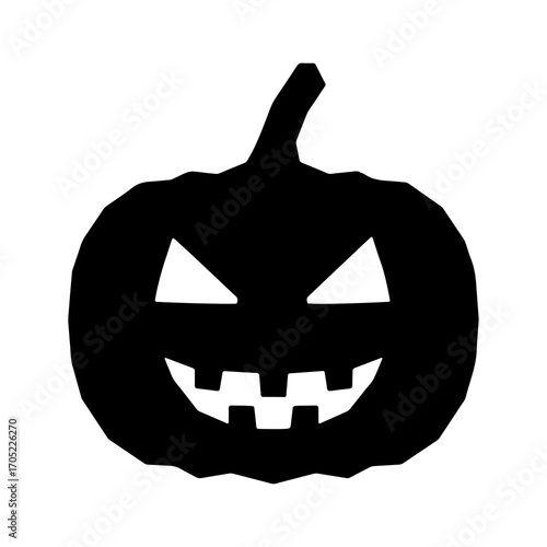 Jack o lantern with transparent background