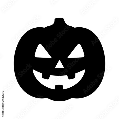 Jack o lantern with transparent background