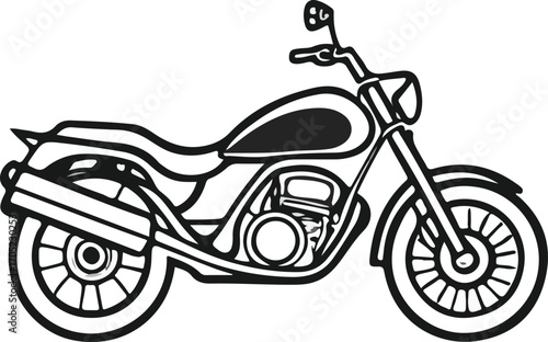 Vector sketch of bikes and cars side by side symbolizing mobility variety, transport design 