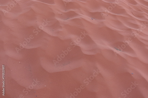 Sand texture out of the wadi rum desert in Jordan