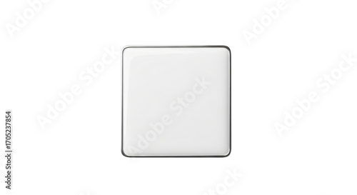 A white square with rounded corners on a white background.