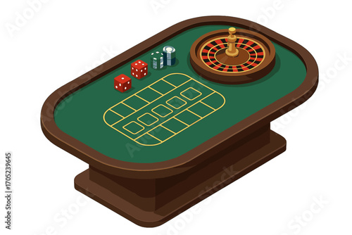 Casino, roulette 3d icon set. gambling, betting, dice, chips icons in 3d style