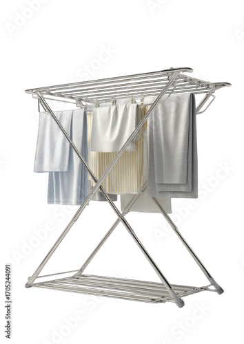 Portable clothes drying rack