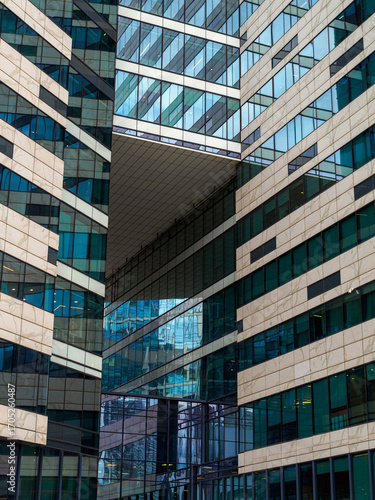 office buildings in a big city