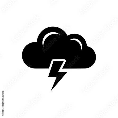 Lightning Cloud Icon