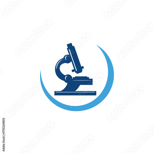 Back To School Theme Single Icon Vector Microscope Illustration 1