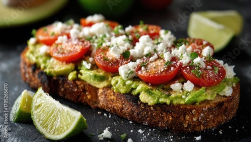 Wallpaper Mural Avocado Toast with Toppings Torontodigital.ca