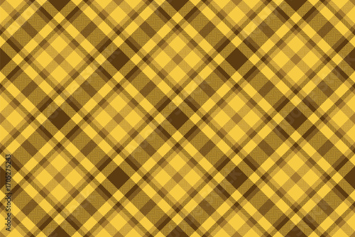 Classic tartan pattern in warm gold and brown hues. Represents tradition and comfort. Use for backgrounds, textiles, or design elements. Timeless style.