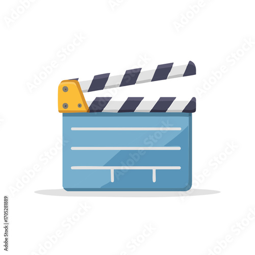 Cartoon Film Slate Open Movie Clapper Board for Filmmaking Production