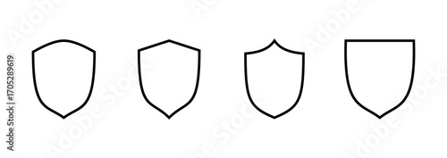 Shield icon vector. Protection icon. Security sign and symbol