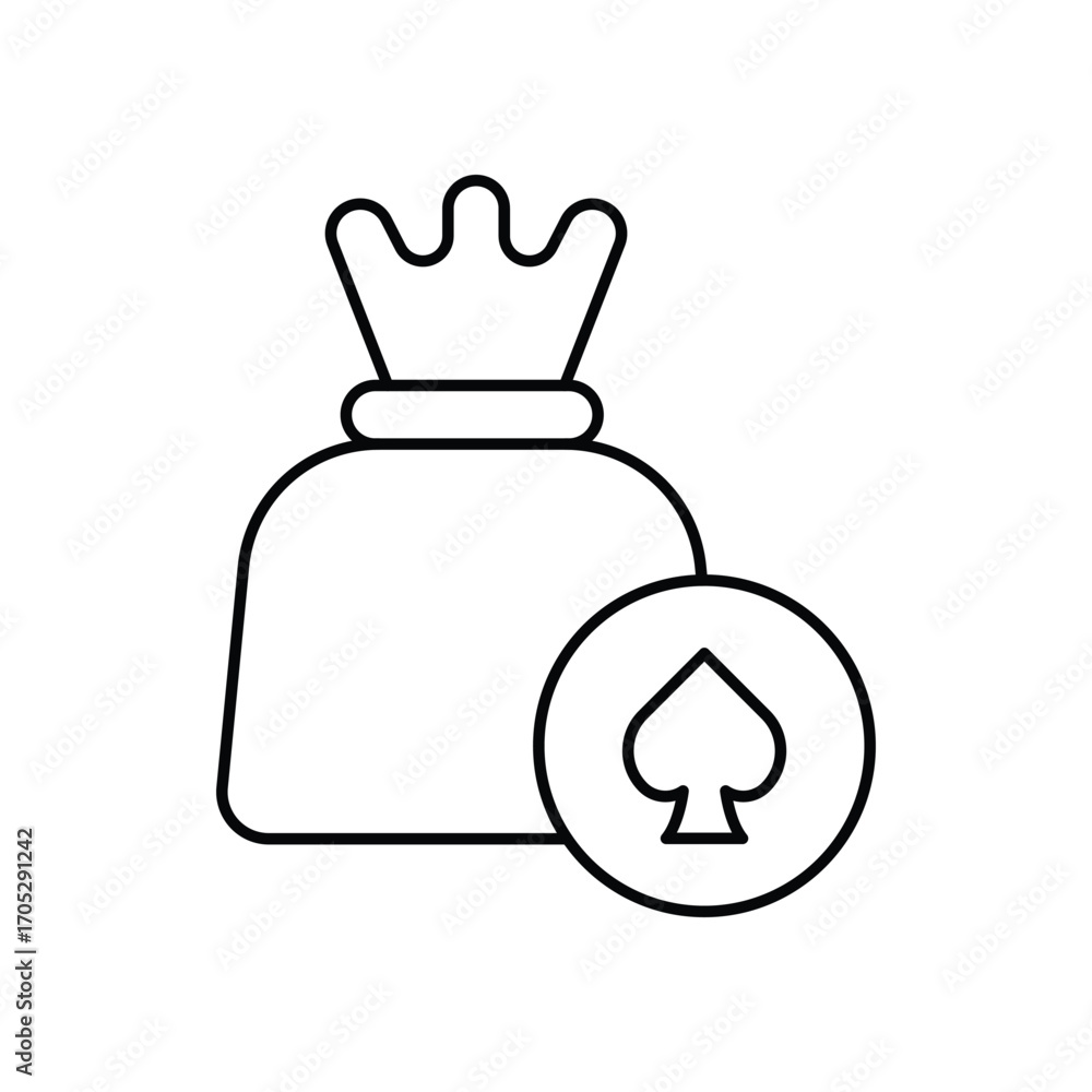 Obraz premium Betting Vector icon which can easily modify or edit