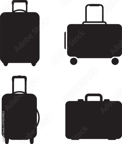 Suitcase Travel Baggage Luggage Set Trip Vacation Journey Holiday Adventure Touring