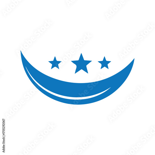 Minimal water splash cleaning vector logo symbolizing fresh hygiene and house cleaning