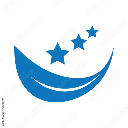 Simple cleaning brand logo symbolizing freshness and cleanliness for households