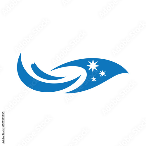 Professional cleaning tools logo representing hygiene and spotless home cleaning service