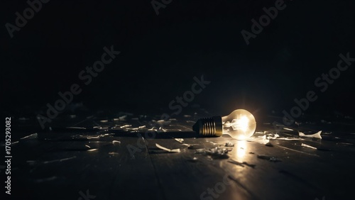 Shattered Lightbulb