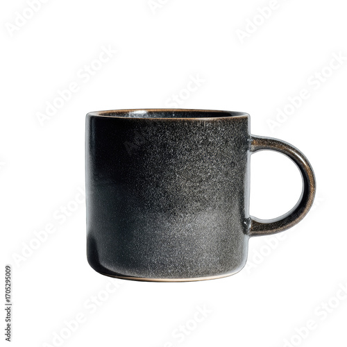 Dark grey mug with ombre effect