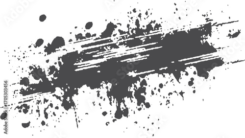Glitch distorted geometric shape . Noise destroyed logo . Trendy defect error shapes. Vector grunge brush strokes texture rough black scratches for wallpaper, paint splatter template, dirt banner. 