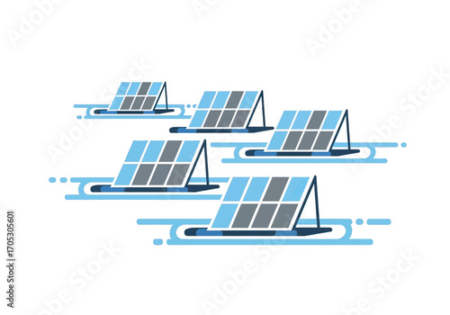 Modern solar panels power future energy generation with clean renewable technology solutions