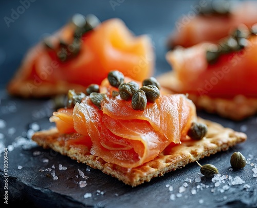 Smoked Salmon Appetizer Bites