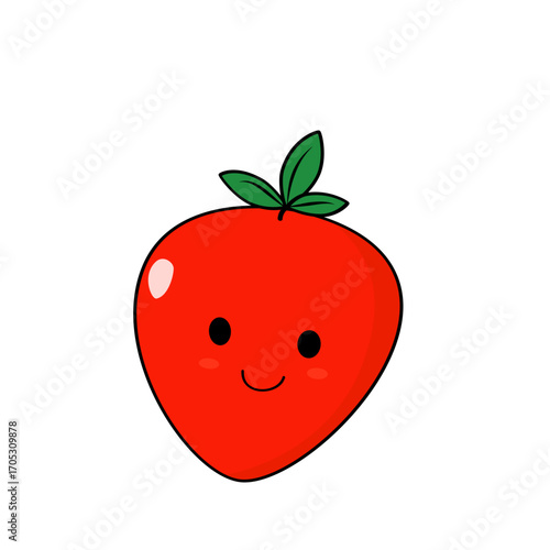 vector illustration of an apple