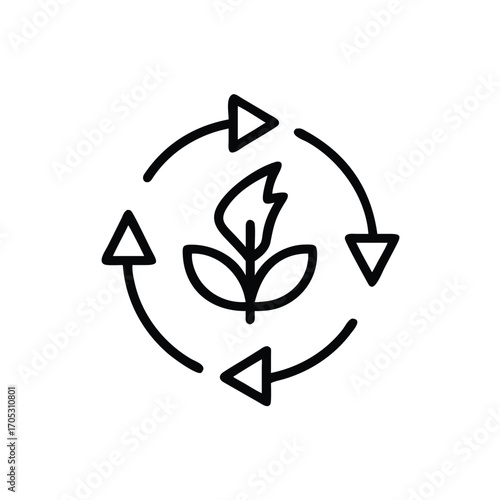 Eco Leaf, Renewable Energy, Green Recycling, Sustainable Living, Planet Care