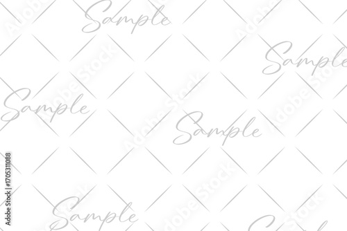 おしゃれでモダンな「SAMPLE」ウォーターマーク ベクター素材

