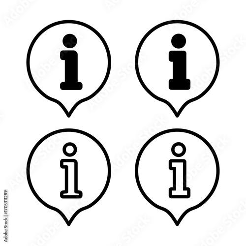 Information sign icon vector illustration. about us sign and symbol. question mark icon