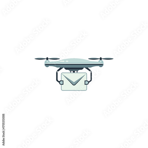 AI Brain Drone Delivery Smart Robot Assistance, Evolution of Efficient Neural Tech, Futuristic Contemplation in Colours