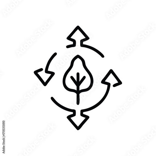 Eco Leaf, Renewable Energy, Green Recycling, Sustainable Living, Planet Care