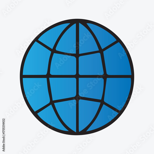 Globe Icon with a Stand