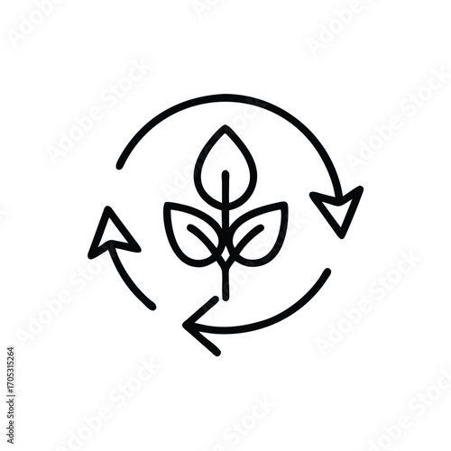 Eco Leaf, Renewable Energy, Green Recycling, Sustainable Living, Planet Care