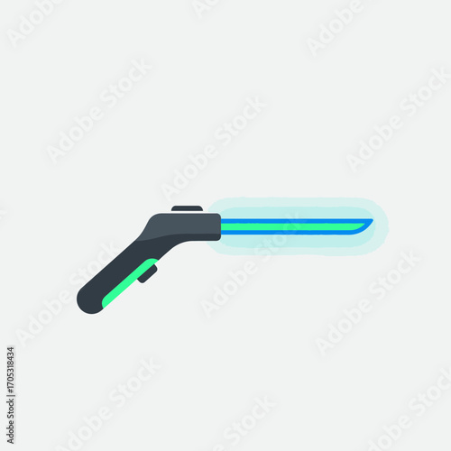 razor on white background