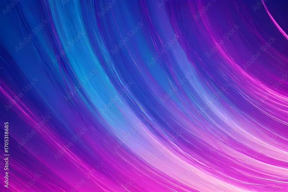 Fototapeta premium Magenta Neon Gradient Flow